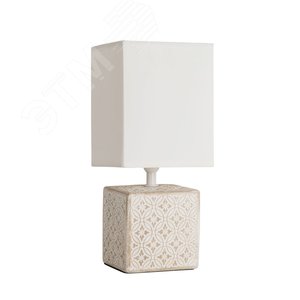 Лампа настольная декоративная FIORI E14 1х40Вт Керамика Белый - Arte Lamp