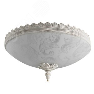 Светильник потолочный CROWN E27 3х60Вт Металл Белый - Arte Lamp