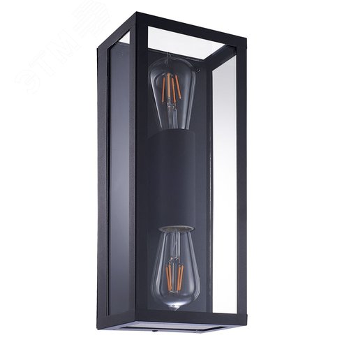 Светильник уличный настенный BELFAST E27 2х60Вт Металл Чёрный - Arte Lamp