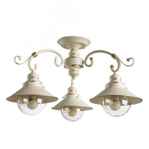Люстра потолочная GRAZIOSO E27 3х60Вт Металл Белый - Arte Lamp