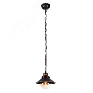 Светильник подвесной GRAZIOSO E27 1х60Вт Металл Чёрный - Arte Lamp