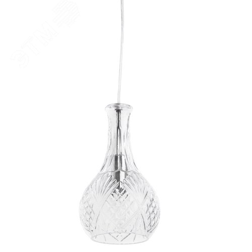 Светильник 1x40WxE14 подвесной D13хH21 хром/стекло - Arte Lamp