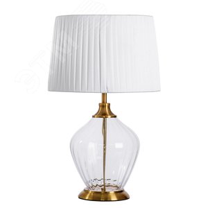 Лампа настольная декоративная BAYMONT E27 1х60Вт Металл Медь - Arte Lamp