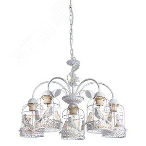 Люстра подвесная CINCIA E27 5х40Вт Металл Белый - Arte Lamp