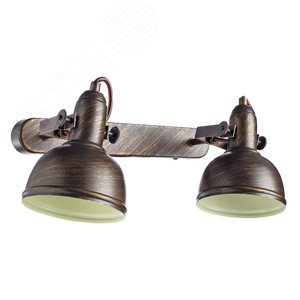 Спот MARTIN E14 2х40Вт Металл Коричневый - Arte Lamp