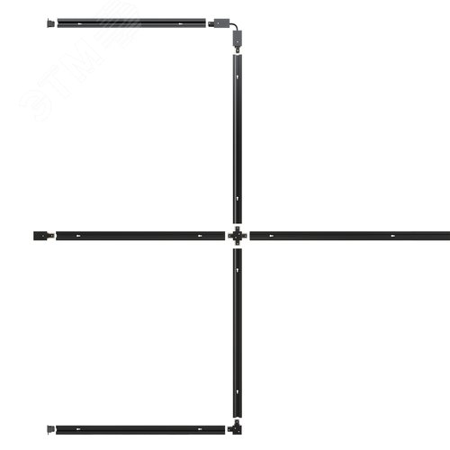 Шинопровод TRACK ACCESSORIES Алюминий Белый - фото 2