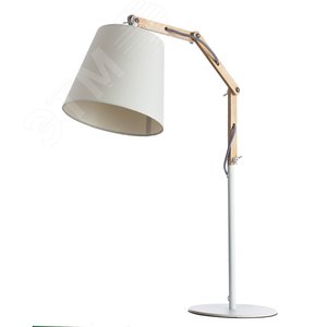 Лампа настольная декоративная PINOCCHIO E27 1х60Вт Металл Белый - Arte Lamp