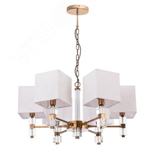 Люстра подвесная NORTH E14 6х60Вт Металл Медь - Arte Lamp