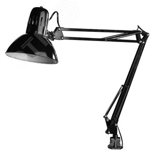 Лампа настольная офисная SENIOR E27 1х40Вт Металл Чёрный - Arte Lamp
