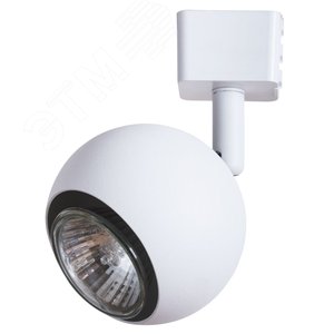 Светильник трековый BRAD GU10 1х35Вт Металл Белый - Arte Lamp