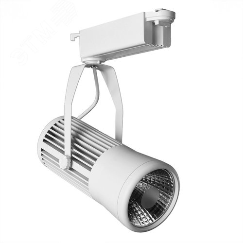 Светильник 1х30WхLED на шинопровод H216хL100 COB 2100lm 3000K алюминий/белый - Arte Lamp