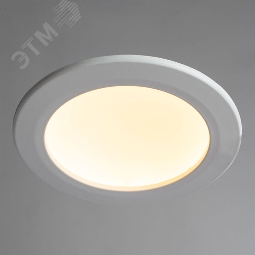 Светильник точечный встраиваемый RIFLESSIONE LED 12Вт Металл Белый - фото 3