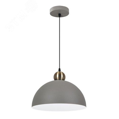 Светильник подвесной RECINTO E27 1х60Вт Металл Серый - Arte Lamp, артикул A7053SP-1GY