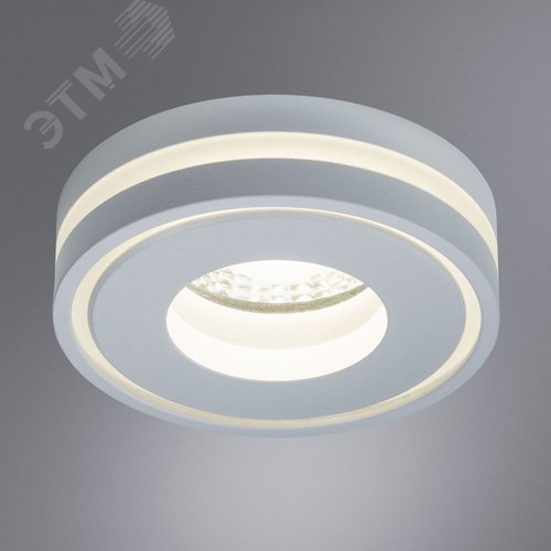 Светильник точечный встраиваемый AIN LED 7Вт Алюминий Белый - фото 4