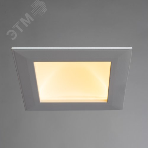 Светильник встраиваемый RIFLESSIONE LED 12Вт Металл Белый - фото 3