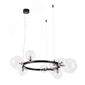 Люстра подвесная VINCENT G9 10х40Вт Металл Чёрный - Arte Lamp