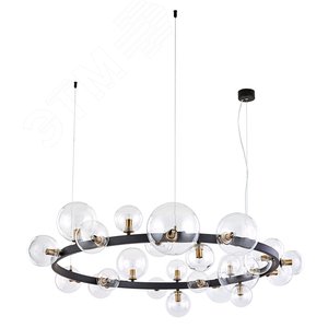 Люстра подвесная VINCENT G9 24х40Вт Металл Чёрный - Arte Lamp