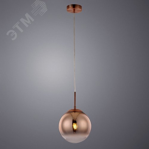 Светильник подвесной JUPITER copper E27 1х60Вт Металл Бронза - фото 2