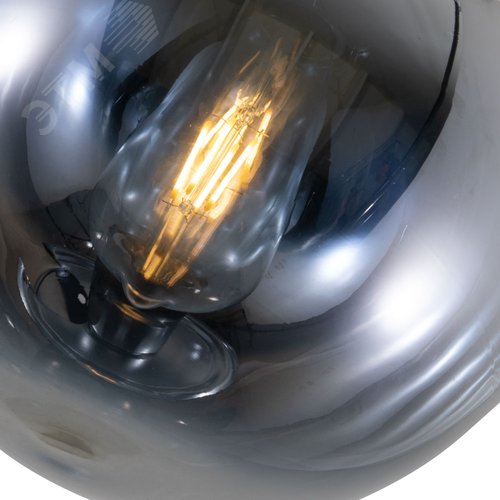 Светильник подвесной JUPITER chrome E27 1х60Вт Металл Хром - фото 2