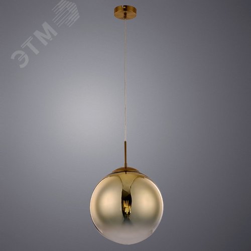 Светильник подвесной JUPITER gold E27 1х60Вт Металл Золото - фото 2