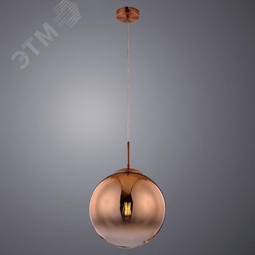 Светильник подвесной JUPITER copper E27 1х60Вт Металл Бронза - фото 2