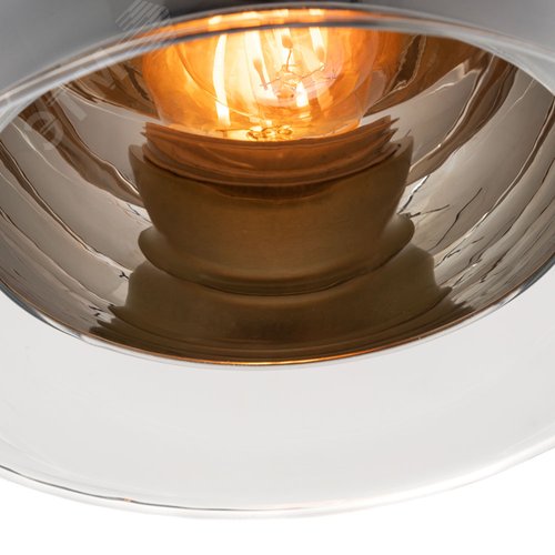 Светильник подвесной RASTABAN E27 1х60Вт Металл Хром - фото 2