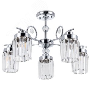 Люстра потолочная SOPHIE E14 5х40Вт Металл Хром - Arte Lamp