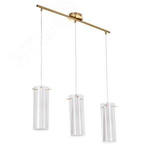 Светильник подвесной ARIES E27 3х60Вт Металл Золото - Arte Lamp