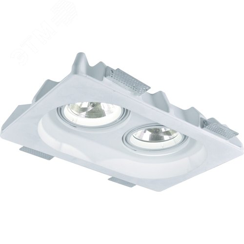 Светильник 2x50WxG53/ar111 встраиваемый D250xH75 отверстие D411x255 белый - Arte Lamp