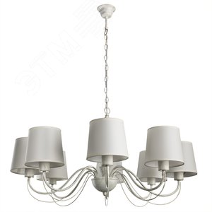 Люстра подвесная ORLEAN E27 8х40Вт Металл Белый - Arte Lamp