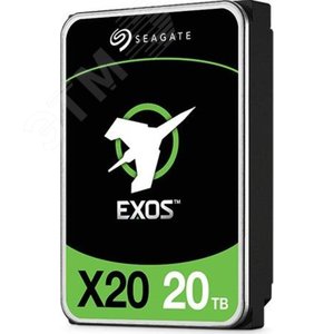 Жесткий диск 20TB Exos X20 3.5'', SATAIII, 7200 об/мин, 256 МБ - Seagate