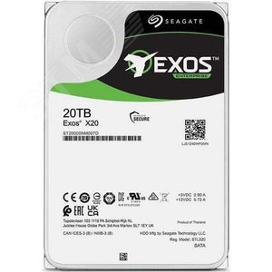 Жесткий диск 20TB Exos X20 3.5'', SATAIII, 7200 об/мин, 256 МБ - фото 3