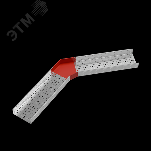 Угол горизонтальный 45 градусов 100х300 мм ПЛЮС 2