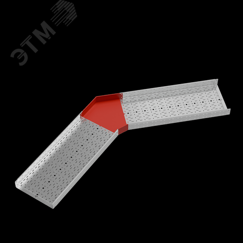 Угол горизонтальный 45 градусов 100х500 мм ПЛЮС 2