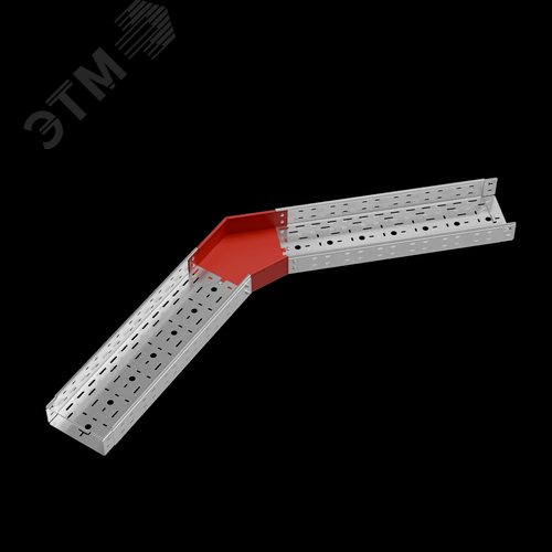 Угол горизонтальный 45 градусов 80х200 мм ПЛЮС 2