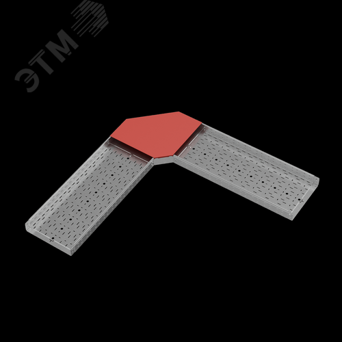 Крышка горизонт. угла 90 гр. 400 мм ПЛЮС HD 2