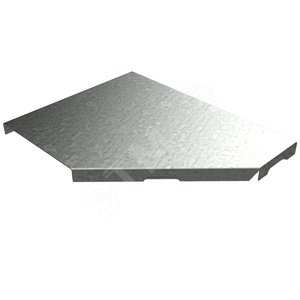 Крышка переходника правая KPD100-300(80/100)мм (LO10100)