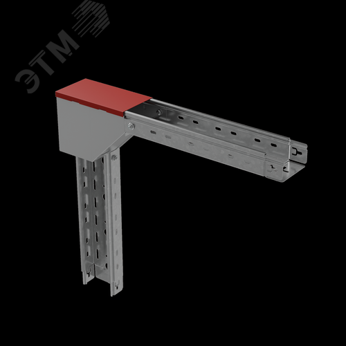Крышка угла верт. внеш. 100 мм с разворотом трассы на 90 гр. ПЛЮС HD 2