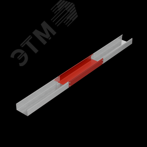 Лоток неперфорированный 3000х200х100х1.5мм Стандарт ПЛЮС (PL0181) 3