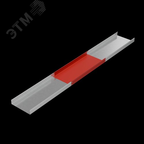 Лоток неперфорированный 3000х500х100х1.5мм Стандарт ПЛЮС HD (PL1176) 2