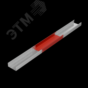 Лоток неперфорированный 3000х200х80х1.2мм Стандарт ПЛЮС (PL0151) 3