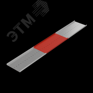 Лоток перф. 3000х600х50х1.0мм Стандарт ПЛЮС 3