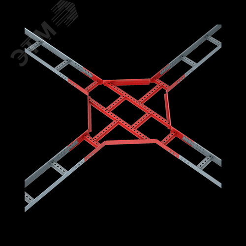 Х-разветвитель лестничный 100х300х1,5 мм HD 2