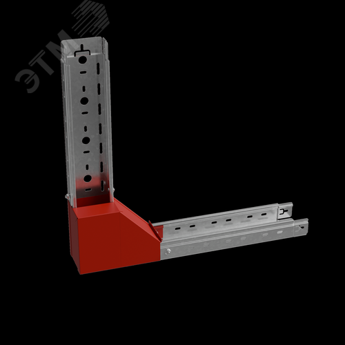 Угол вертикальный внутренний R 50х100 мм с разворотом трассы на 90 градусов ПЛЮС HD 2