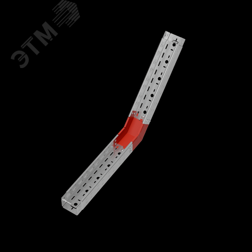 Угол внутренний вертикальный 45 градусов 80х100 мм ПЛЮС 2