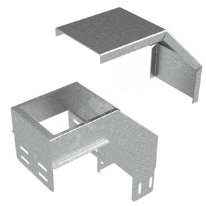 Ответвитель-крышка Т-образный вертикальный вниз 50х300х200 мм HD