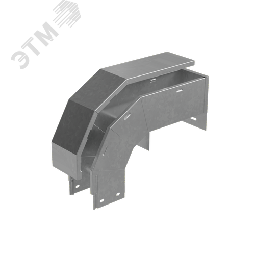 Т-ответвитель крышка вертикальный вниз 80х400х100 мм ПЛЮС HD