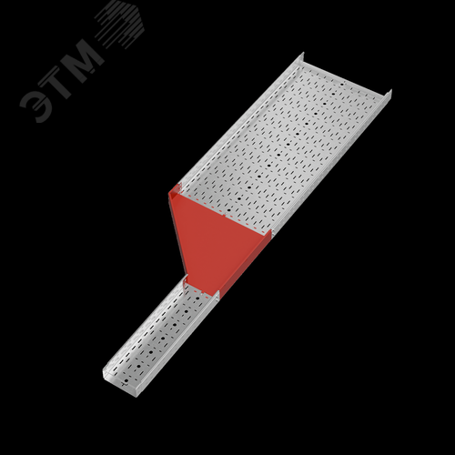 Переходник левый 80х200-600 мм ПЛЮС 2