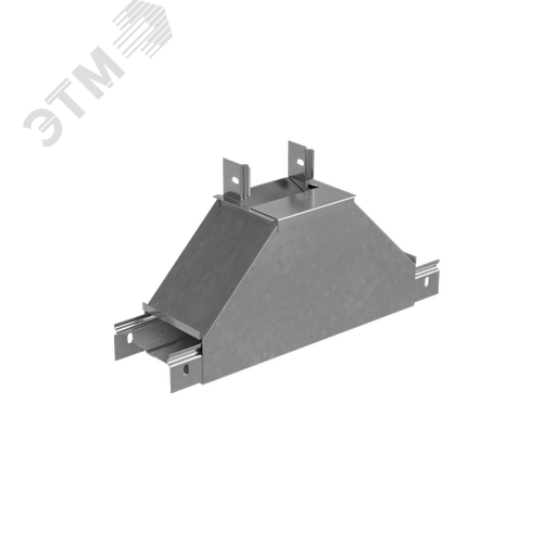 Т-отвод вертикальный 50х50 мм вверх c разворотом трассы на 90 градусов ПЛЮС HD