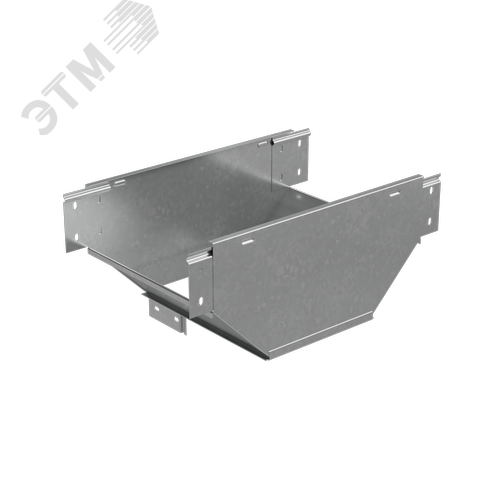 Т-ответвитель переходник 80х300-150 мм вертикальный c разворотом трассы на 90 градусов ПЛЮС (нижняя часть меньше исходной) HD